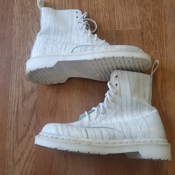 Doc Marten Pascal Painter Leather Combat Boots, Mens Size 6, Womans 7 - Picture 12 of 12